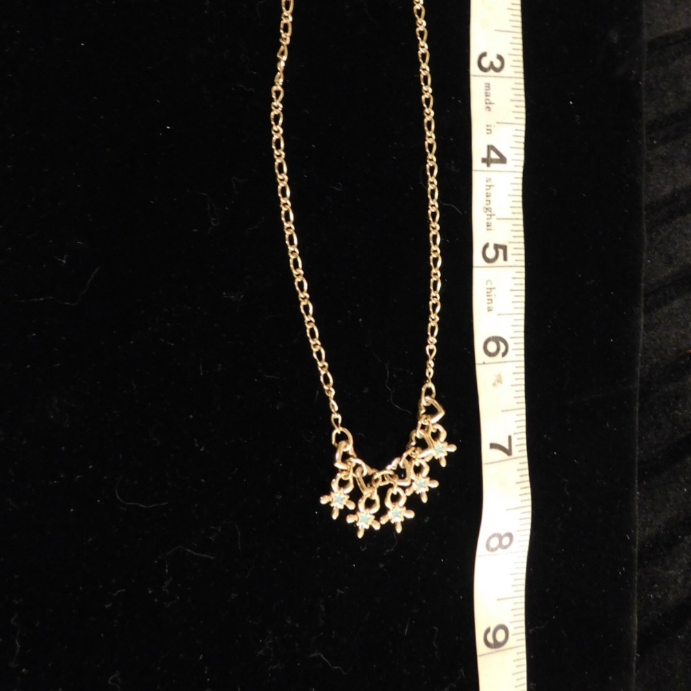 Gold Chain Necklace Little Charms